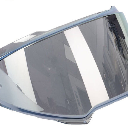 HJC F100 HJ-45 faceshield in Silver, studio view