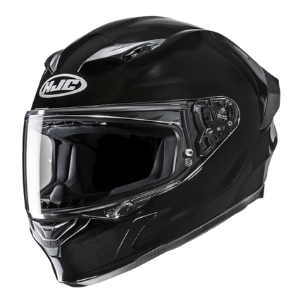 HJC i11 Full Face Helmet Solid, gloss black, front three-quarter view