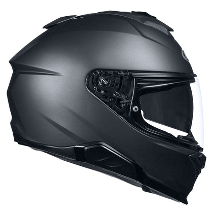 HJC i71 solid full face helmet in matte black alternate angle