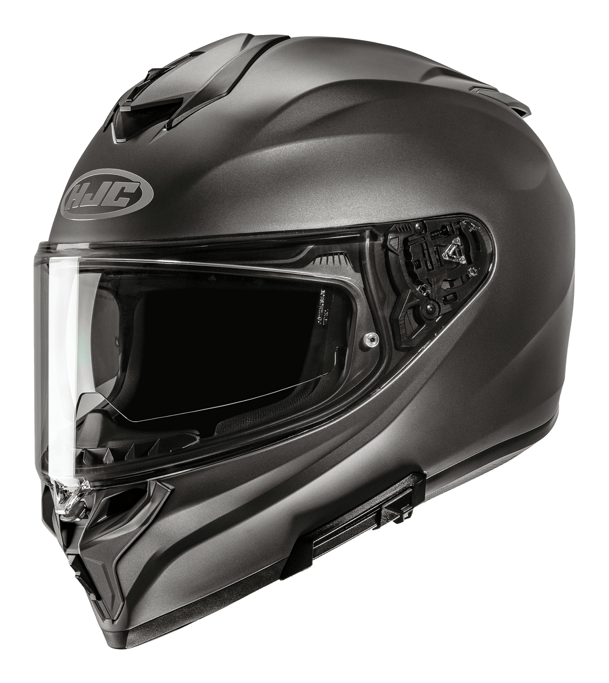 HJC i72 Helmet, Titanium, front three-quarter view