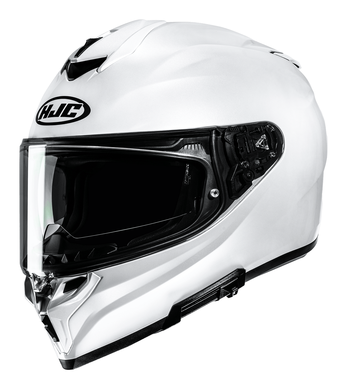 HJC i72 Helmet, White, front three-quarter view