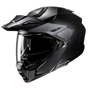 HJC i80 Solid in Semi-Flat Black - three-quarter view