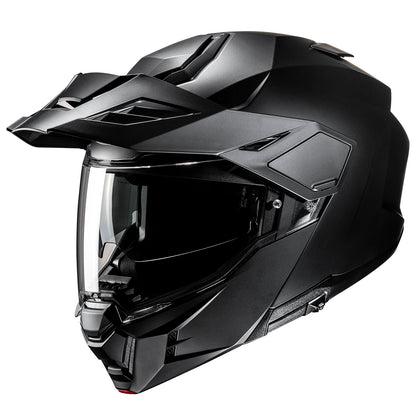 HJC i80 Solid in Semi-Flat Black - three-quarter view
