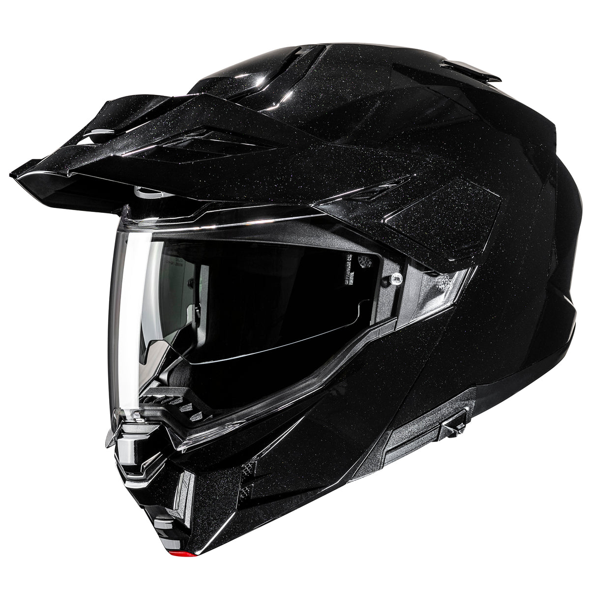 HJC i80 Solid in Gloss Black - three-quarter view