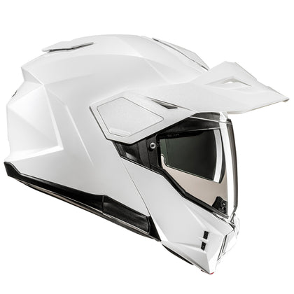 HJC i80 Solid in White - right side profile