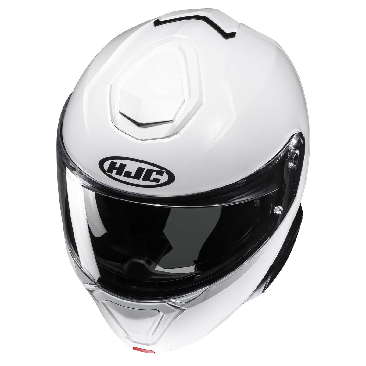 HJC i91 White modular helmet top view