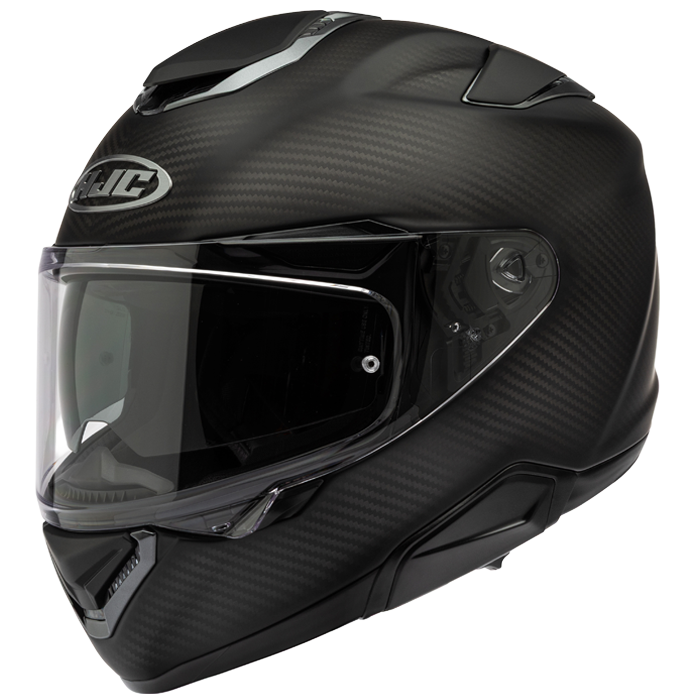 HJC RPHA 72 Carbon helmet in matte carbon, studio view