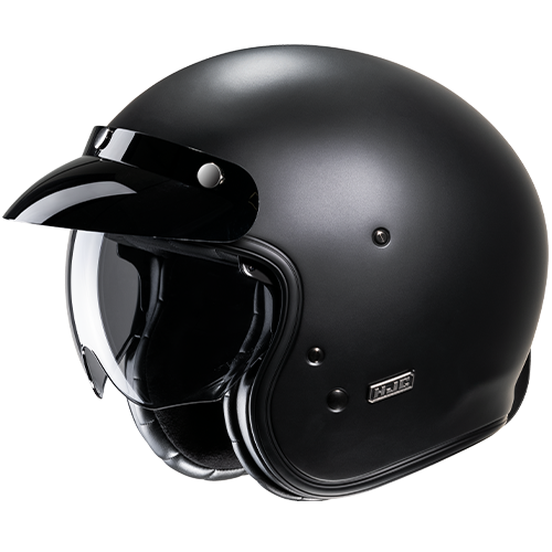 HJC V31 Helmet Solid, Matte Black, alternate side view