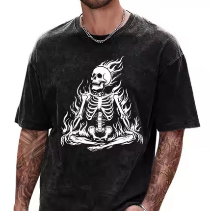 Flaming Skeleton Shirt