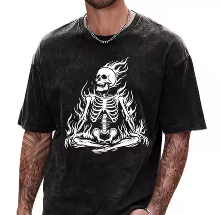 Flaming Skeleton Shirt