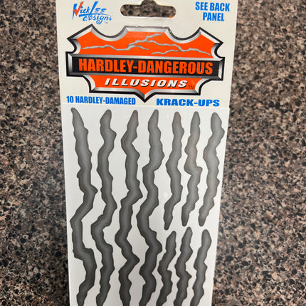 Hardly-Dangerous Scratch Illusion Stickers