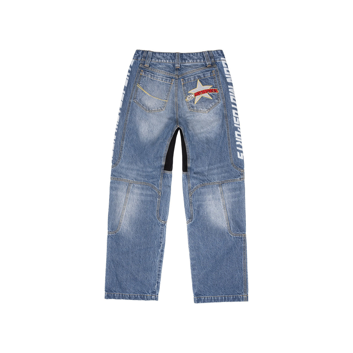 ICON Hooligan Jeans in Blue back view