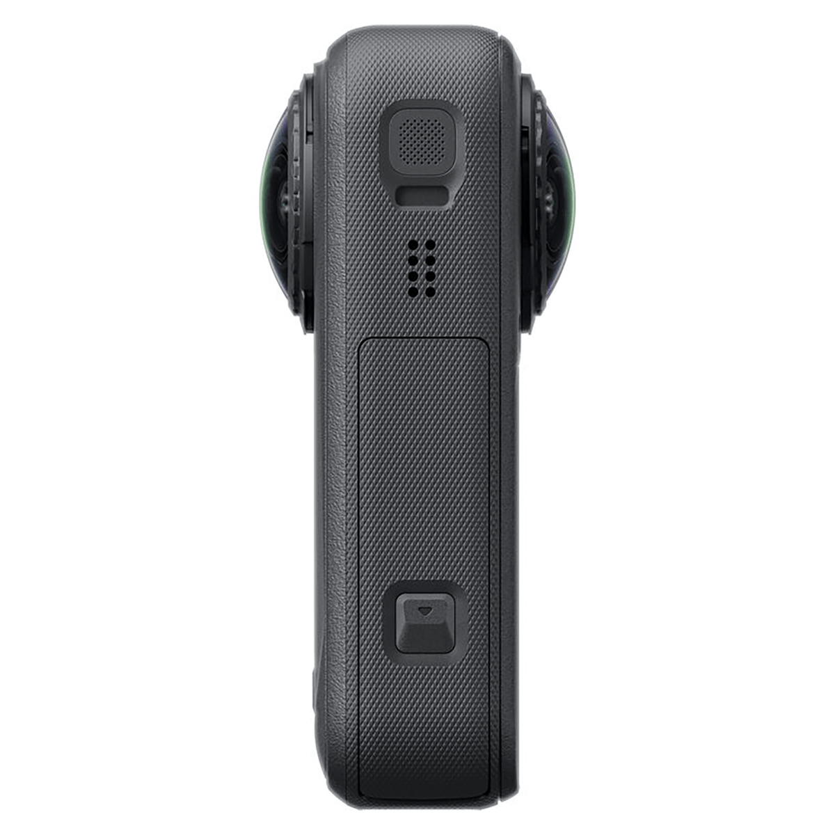 Insta360 X6 Pro Motorcycle Bundle, black camera, opposite side view