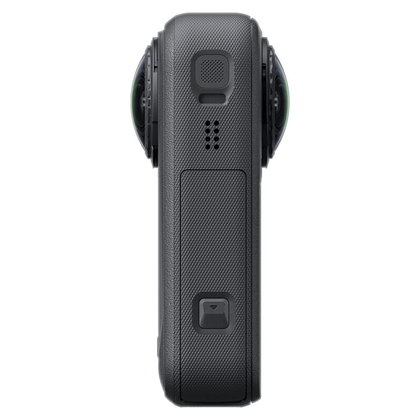 Insta360 X6 Pro Motorcycle Bundle, black camera, opposite side view