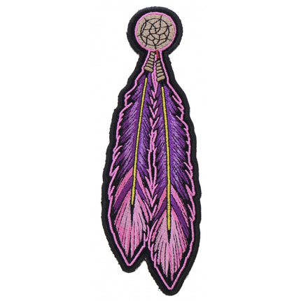 Pink and Purple Feathers Patch