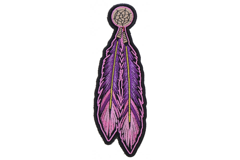 Pink and Purple Feathers Patch