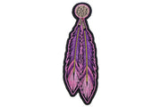 Pink and Purple Feathers Patch