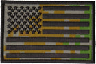 US Flag Camo Patch 3x2