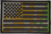 US Flag Camo Patch 3x2