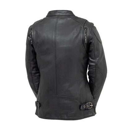 Women's Jewel Leather Jacket: The Jewel is both simplistic and has great details at the same time