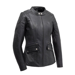 Women's Jewel Leather Jacket: The Jewel is both simplistic and has great details at the same time