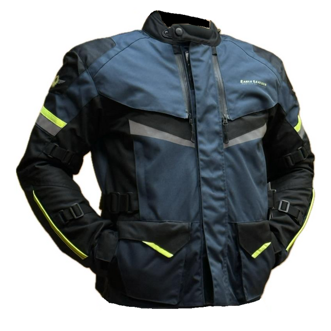 Men’s Kraken Adventure Jacket – Black / Blue