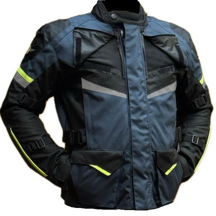 Men’s Kraken Adventure Jacket – Black / Blue