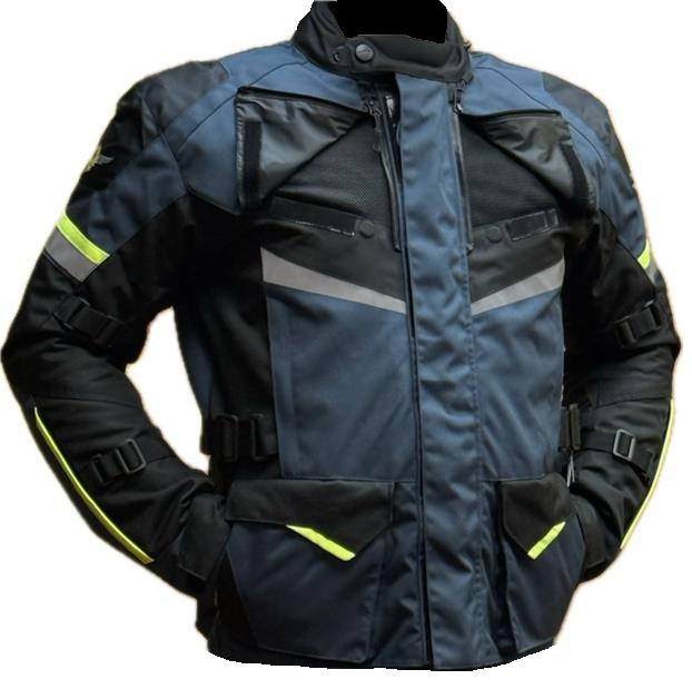Men’s Kraken Adventure Jacket – Black / Blue
