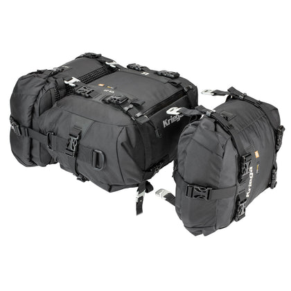 Kriega US 20 Drypack modular motorcycle luggage configuration