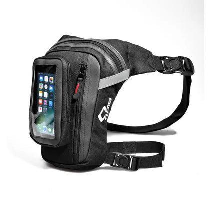 Motorcycle Thigh Bag with Phone Window