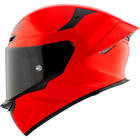 KYT TT-Revo solid full face helmet in Red, left side view