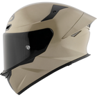 KYT TT-Revo solid full face helmet in Sand, left side view