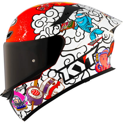 KYT TT-REVO Special Editions Sushi Time helmet, left side view