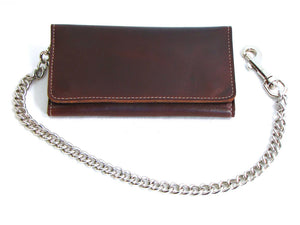 USA-Made CP339 Premium Credit Card Tri-Fold Wallet with Chain