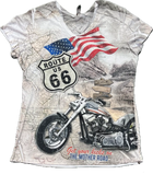Ladies' Checker Bike SS Shirt