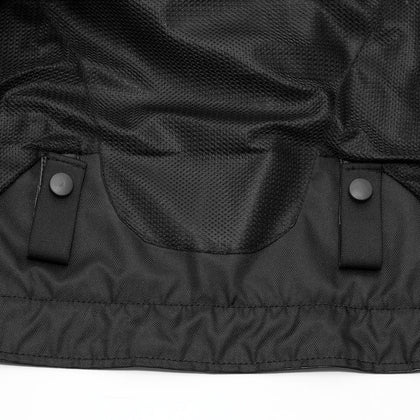 Ladies Hipster jacket interior belt loops and mesh lining detail