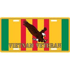 Lic-Vietnam Vet/Eagle: License plate that says Vietnam Veteran and has an Eagle on it