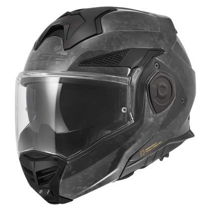 LS2 Advant X Carbon Full Forged modular helmet front view