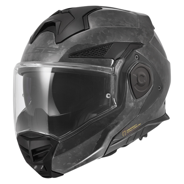 LS2 Advant X Carbon Full Forged modular helmet front view