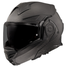 LS2 Advant X Carbon modular helmet in matte carbon, front three-quarter view