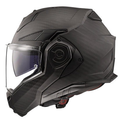 LS2 Advant X Carbon in Matte Woven Carbon - left side profile