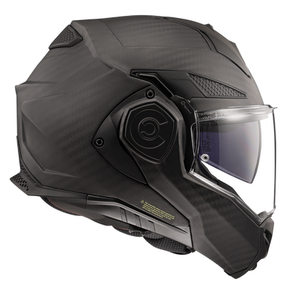 LS2 Advant X Carbon in Matte Woven Carbon - right side profile