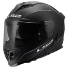 LS2 Assault III Solid Matte Black front three-quarter view