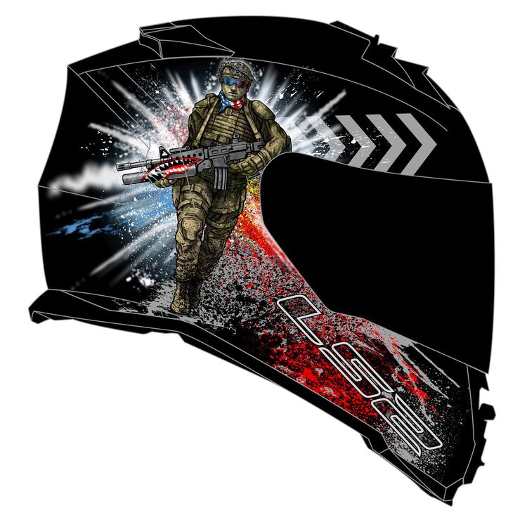 LS2 Assault Commando Graphic