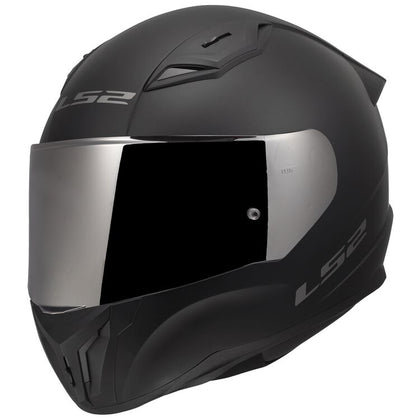 Centric Solid Helmet - Silver Iridium Shield
