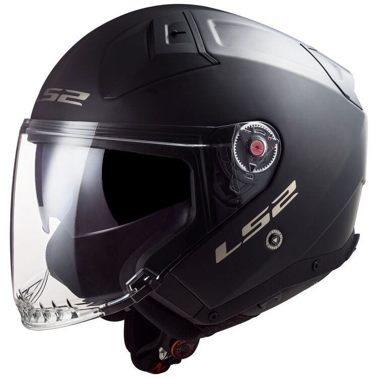 LS2 Infinity II Open Face Helmet – Solid – Eagle Leather