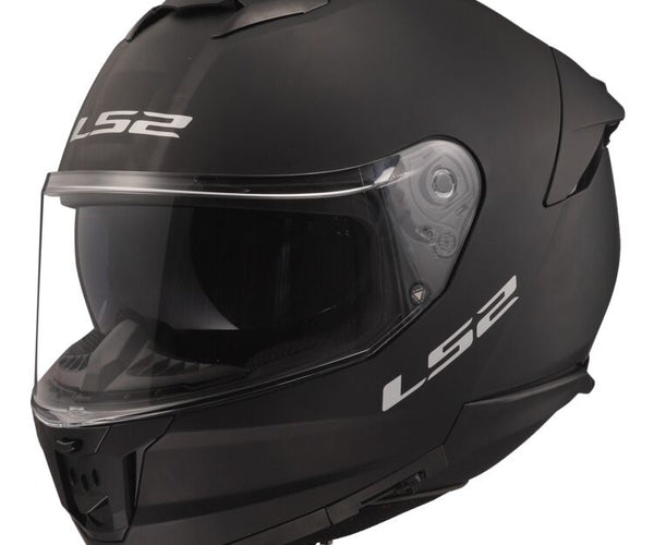 LS2 Stream II Solid Helmet Gloss Black / Large