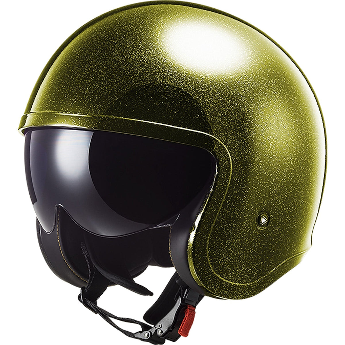 LS2 Spitfire Disco: The LS2 Helmets Spitfire is a modern take on the classic bobber style 3/4 open face helmet