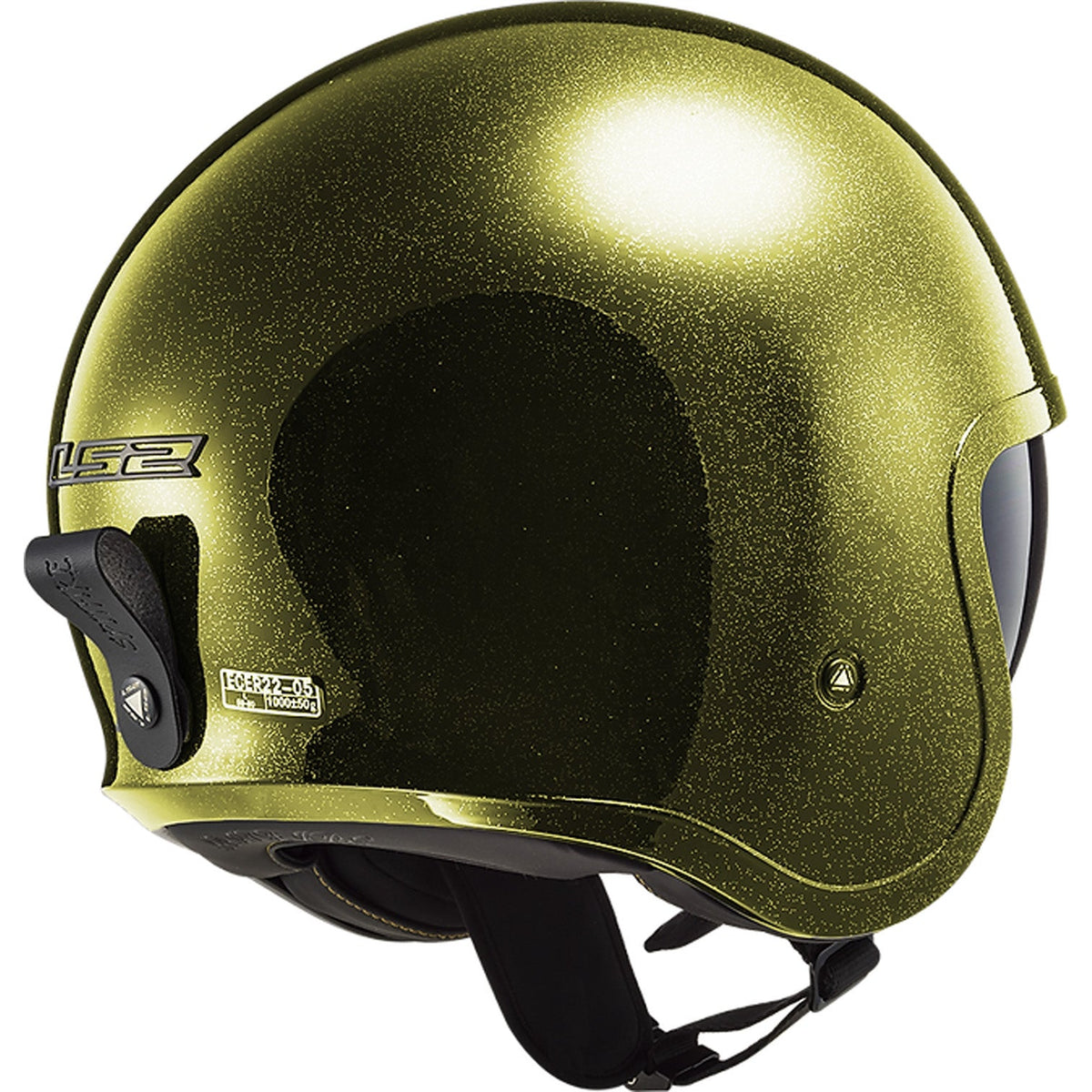 LS2 Spitfire Disco: The LS2 Helmets Spitfire is a modern take on the classic bobber style 3/4 open face helmet