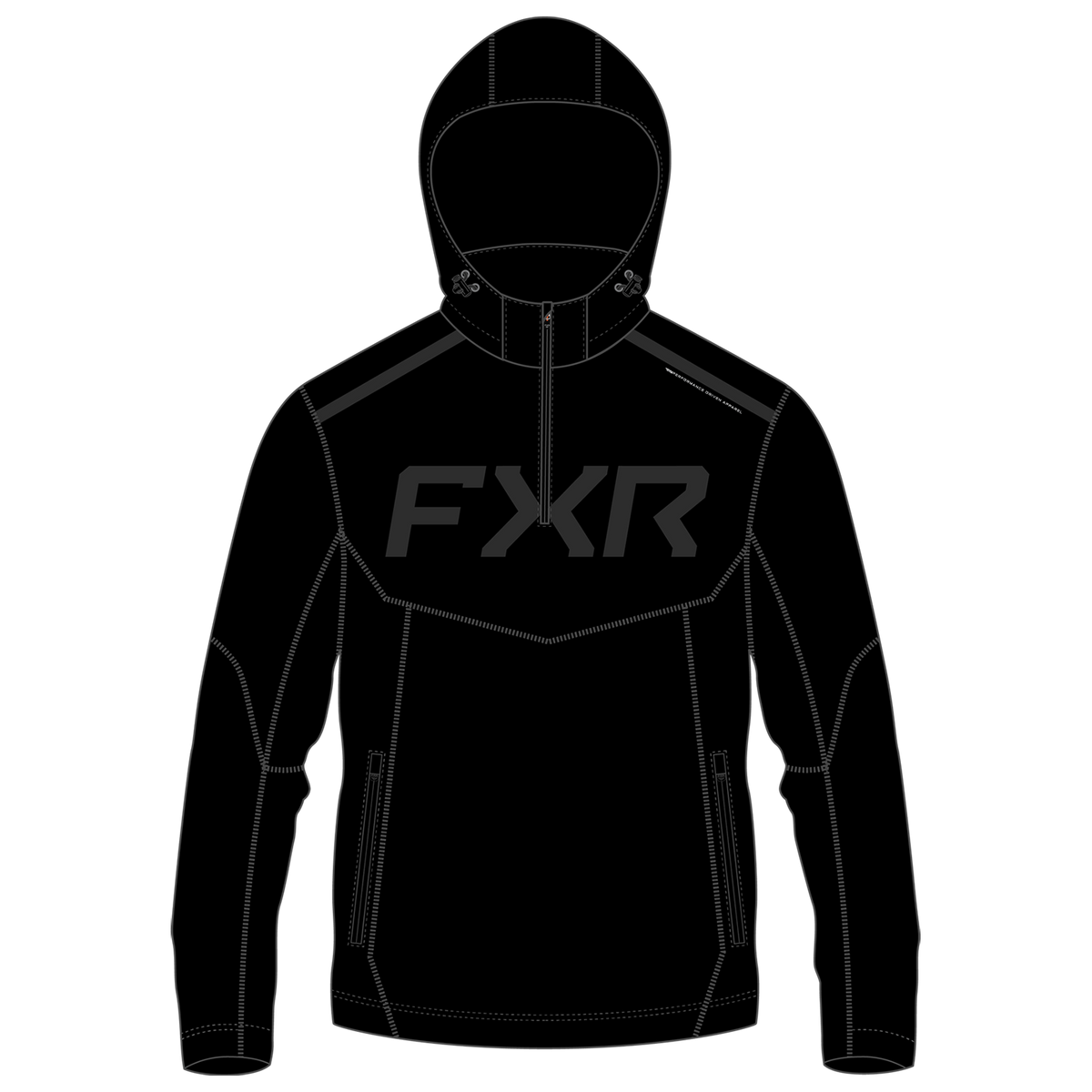 FXR Altitude Tech 1/4 Zip Hoodie Black Ops